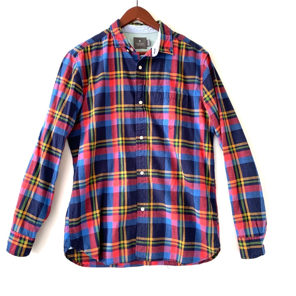 Men’s Medium Hawkings McGill Plaid Button Down